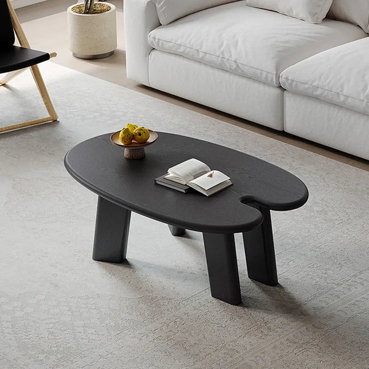 Stylish White Oak Coffee Table with Integrated Side Tray - Perfect for Modern Living Rooms hfcjp-4014
