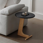 Stylish White Oak Coffee Table with Integrated Side Tray - Perfect for Modern Living Rooms hfcjp-4014
