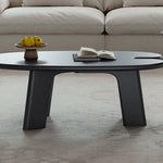 Stylish White Oak Coffee Table with Integrated Side Tray - Perfect for Modern Living Rooms hfcjp-4014