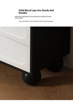 Stylish Solid Wood Pine Multi-Layer Board Cabinet with 5 Drawers - Modern Storage Solution for Home and Office hfgxc-4859