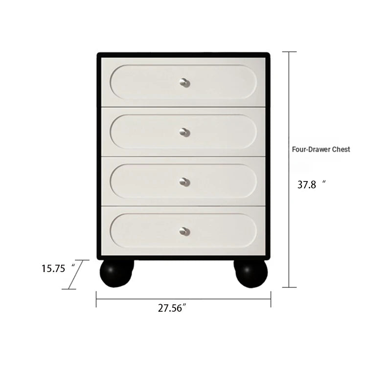Stylish Solid Wood Pine Multi-Layer Board Cabinet with 5 Drawers - Modern Storage Solution for Home and Office hfgxc-4859