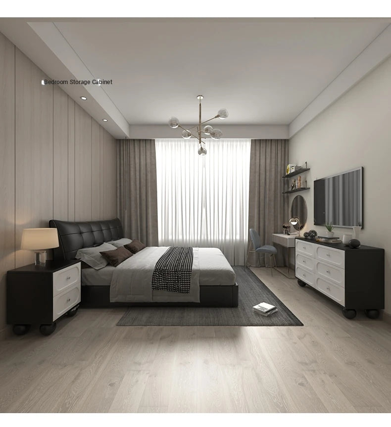 Modern Solid Wood Pine Multi-Layer Cabinet with Sleek Design and Spacious Storage hfgxc-4860