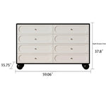 Modern Solid Wood Pine Multi-Layer Cabinet with Sleek Design and Spacious Storage hfgxc-4860