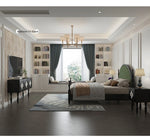 Stylish Solid Wood TV Cabinet with Elegant Multi-Layer Board Shell – Chic Storage Solution for Modern Living Rooms hfgxc-4862