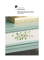 Charming Pine Density Board Cabinet with Floral Accents - Stylish Storage Solution for Any Room hfgxc-4867