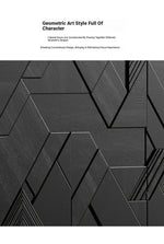 Sleek Modern Cabinet with Geometric Design – Durable Density Board Storage Solution for Stylish Living Spaces hfgxc-4872