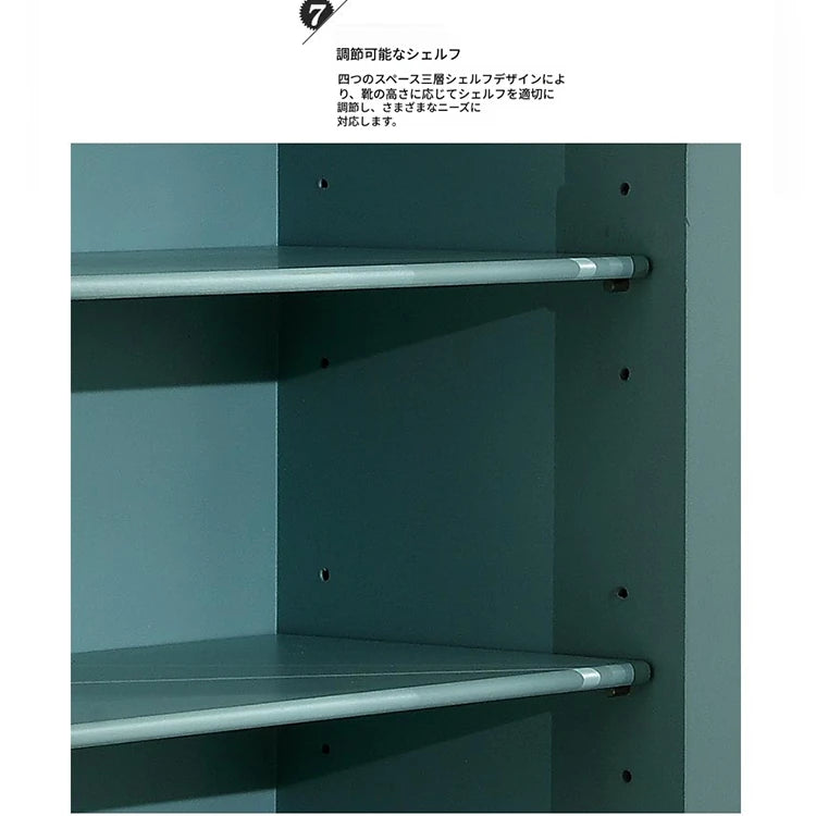 Elegant Floral Design Cabinet - Stylish Storage Solution in Graceful Blue and White Finish hfgxc-4873