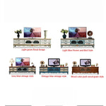 Elegant Birch Density Board TV Cabinet with Floral Design – Stylish Living Room Storage Solution hfgxc-4874