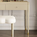 Elegant Pine Glass Makeup Table with Mirror & Storage – Perfect for Your Beauty Routine hgl-4332