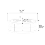 Modern TV Cabinet with Storage - Pine Multi-Layer Board Design for Stylish Living Room hgl-4333