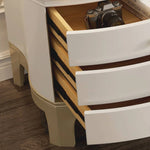 Modern Pine and Glass Tea Table - Stylish and Functional Centerpiece for Your Living Room hgl-4334