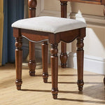 Elegant Solid Wood Makeup Table with Glass Top - Perfect for Your Bedroom Decor hgl-4337
