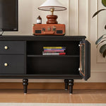 Stylish Beech Wood & Glass Tea Table with Storage - Elegant Living Room Centerpiece hgl-4339