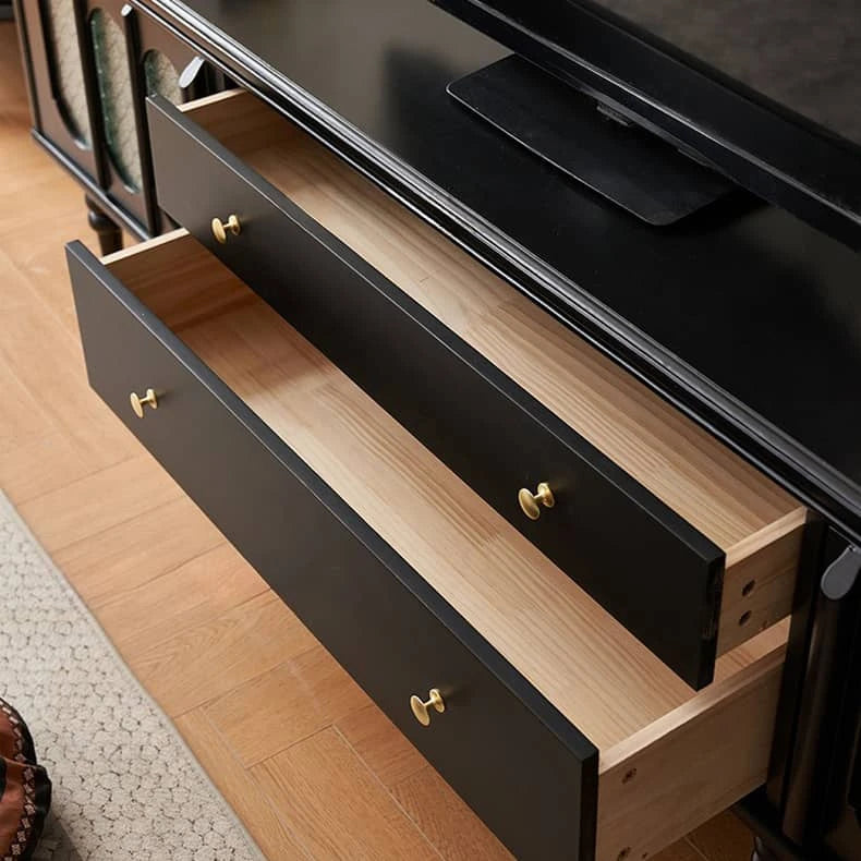 Stylish Beech Wood & Glass Tea Table with Storage - Elegant Living Room Centerpiece hgl-4339