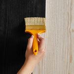 Stylish Ash Wood Glass Cabinet: Unique Robot Design for Modern Interiors hgl-4342