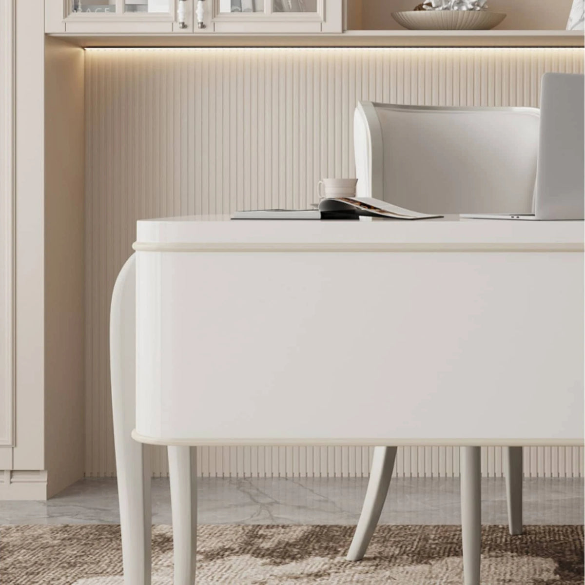 Modern Beech Wood Multi-layer Board Table for Home Office - Stylish Workstation Furniture hgl-4343