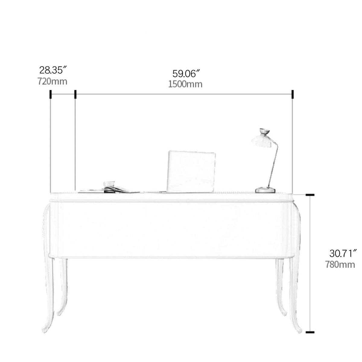 Modern Beech Wood Multi-layer Board Table for Home Office - Stylish Workstation Furniture hgl-4343