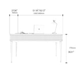 Modern Beech Wood Multi-layer Board Table for Home Office - Stylish Workstation Furniture hgl-4343