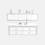 Luxury Multi-Layer Board Pine Tea Table for Modern Living Spaces hgl-4345