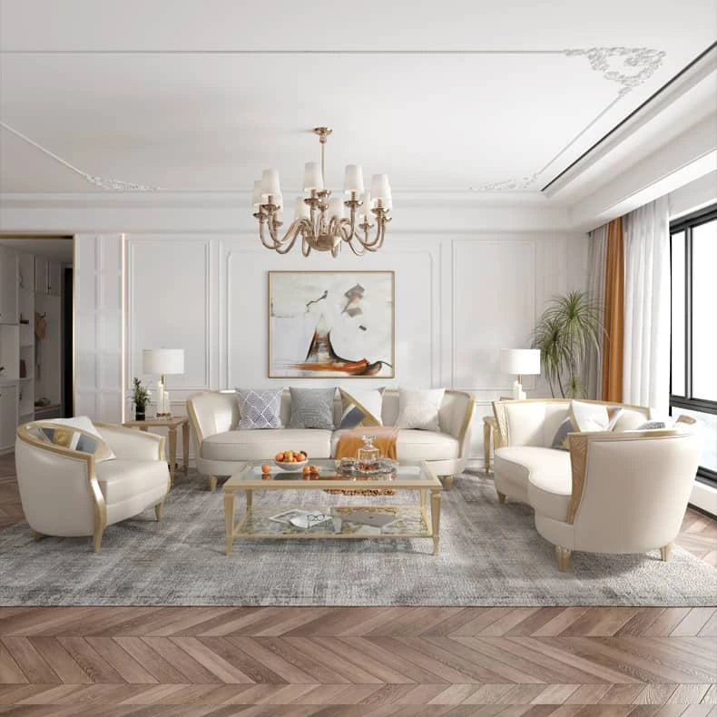 Luxury Multi-Layer Board Pine Tea Table for Modern Living Spaces hgl-4345