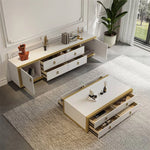 Luxury Multi-Layer Board Pine Tea Table for Modern Living Spaces hgl-4345