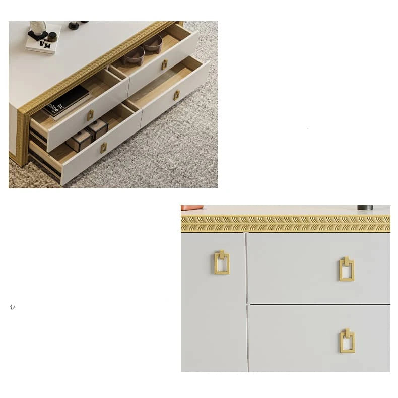 Luxury Multi-Layer Board Pine Tea Table for Modern Living Spaces hgl-4345