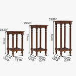 Elegant Solid Wood Storage Rack Set - Versatile and Stylish Furniture Solution hgl-4348