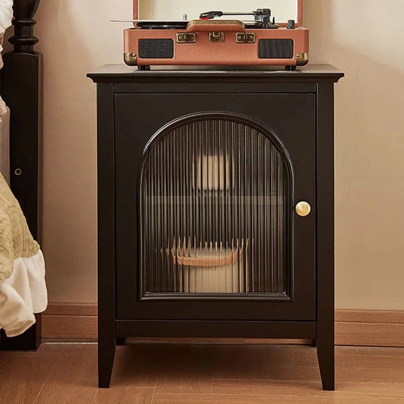 Stylish Beech Wood Cabinet with Tempered Glass and Multi-Layer Board for Modern Interiors hgl-4354