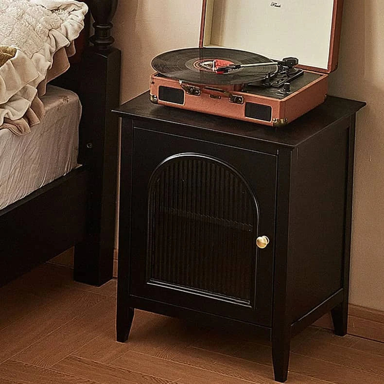 Stylish Beech Wood Cabinet with Tempered Glass and Multi-Layer Board for Modern Interiors hgl-4354