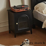 Stylish Beech Wood Cabinet with Tempered Glass and Multi-Layer Board for Modern Interiors hgl-4354