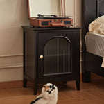 Stylish Beech Wood Cabinet with Tempered Glass and Multi-Layer Board for Modern Interiors hgl-4354