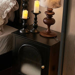 Stylish Beech Wood Cabinet with Tempered Glass and Multi-Layer Board for Modern Interiors hgl-4354