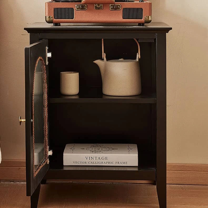 Stylish Beech Wood Cabinet with Tempered Glass and Multi-Layer Board for Modern Interiors hgl-4354