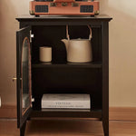 Stylish Beech Wood Cabinet with Tempered Glass and Multi-Layer Board for Modern Interiors hgl-4354