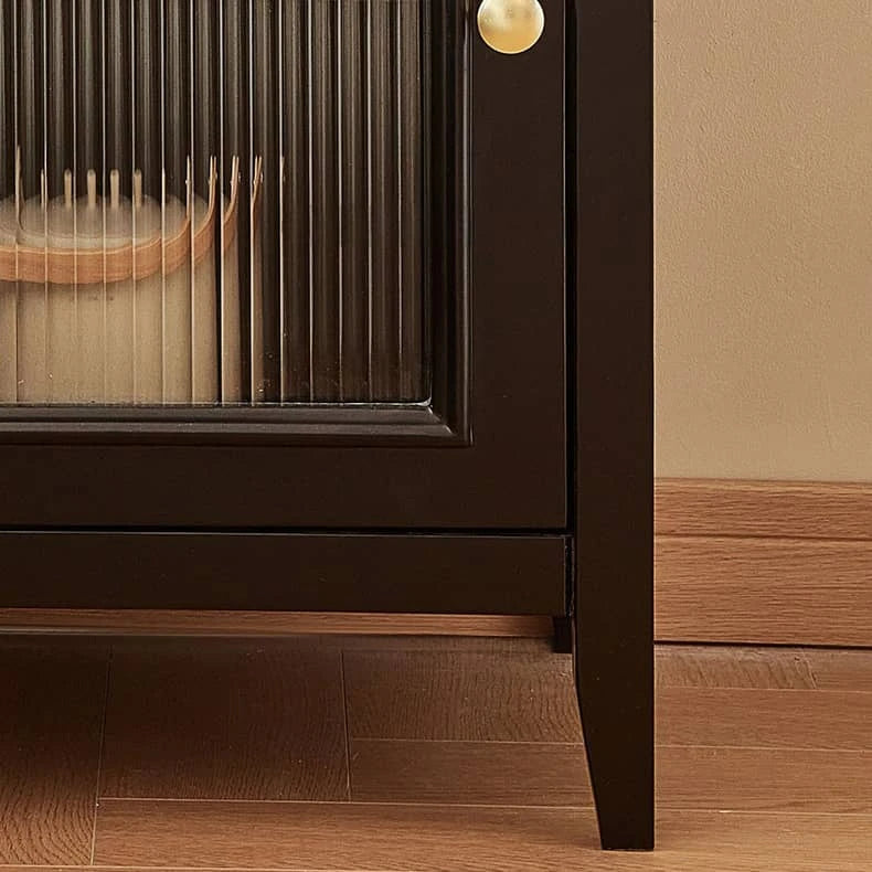 Stylish Beech Wood Cabinet with Tempered Glass and Multi-Layer Board for Modern Interiors hgl-4354