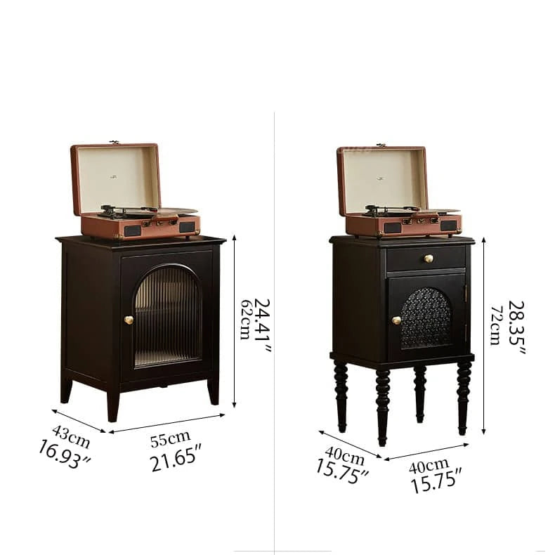 Stylish Beech Wood Cabinet with Tempered Glass and Multi-Layer Board for Modern Interiors hgl-4354