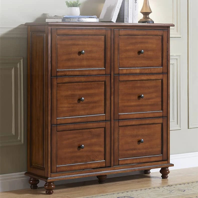 Solid Wood Cabinet with Six Spacious Drawers - Premium Quality Storage Solution hgl-4355