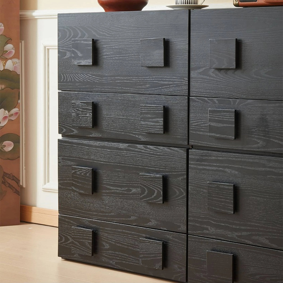 Modern Ash Wood Pine Bedside Cupboard – Stylish Bedroom Storage Solution hgl-4360