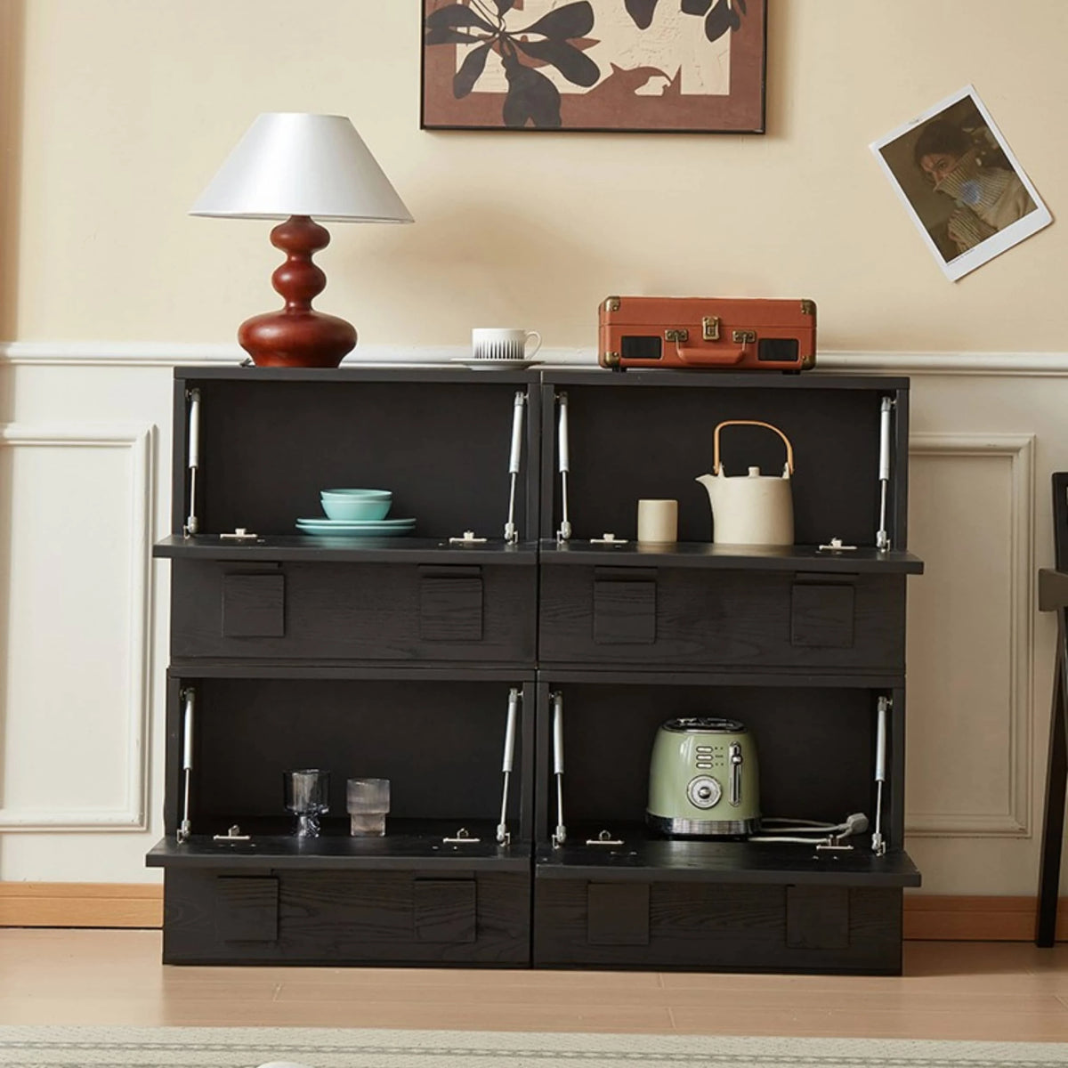 Modern Ash Wood Pine Bedside Cupboard – Stylish Bedroom Storage Solution hgl-4360