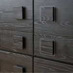 Modern Ash Wood Pine Bedside Cupboard – Stylish Bedroom Storage Solution hgl-4360