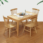 Stylish Natural Brown Rubber Wood Table - Perfect for Modern Interiors hglna-1464