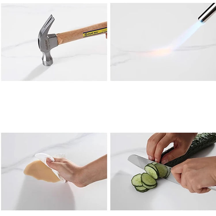 Modern Pine & Ceramic Sintered Stone Tea Table with Tempered Glass Top hgnzj-4326