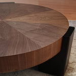 Stylish Multi-Layer Board and Tempered Glass Tea Table - Elegant Living Room Centerpiece hgnzj-4327