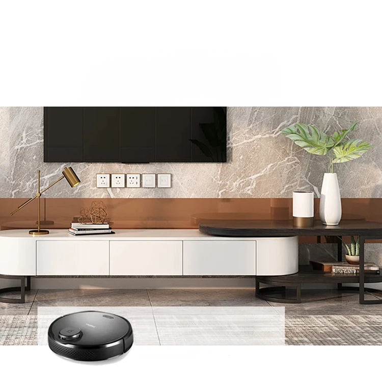 Luxurious Pine and Marble Round Tea Table - Modern Elegance for Your Living Room hgnzj-4328