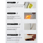 Stylish Pink and Cream Nightstand with Sintered Stone Top and Faux Leather Accents - Modern Bedroom Storage Solution hjd-3145