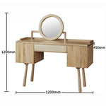 Handcrafted Natural Ash Wood Stool - Modern and Durable Seating Solution hjhms-1040
