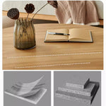 Elegant Natural Ash Wood Tea Table - Perfect for Modern Living Spaces hjhms-1043