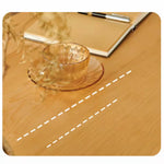 Elegant Natural Ash Wood Table - Perfect for Modern Interiors hjhms-1051