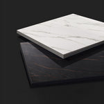 Elegant White & Beige Sintered Stone TV Cabinet - Stylish Living Room Storage hjl-1182