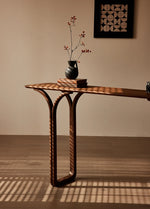 Elegant Solid Black Walnut Console Table – Modern Minimalist Design for Stylish Home Décor hjy-5008